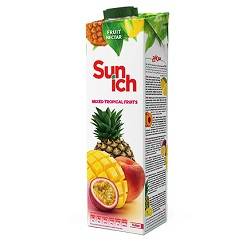 نکتار میوه گرمسیری پاکتی 1 لیتر سن ایچ